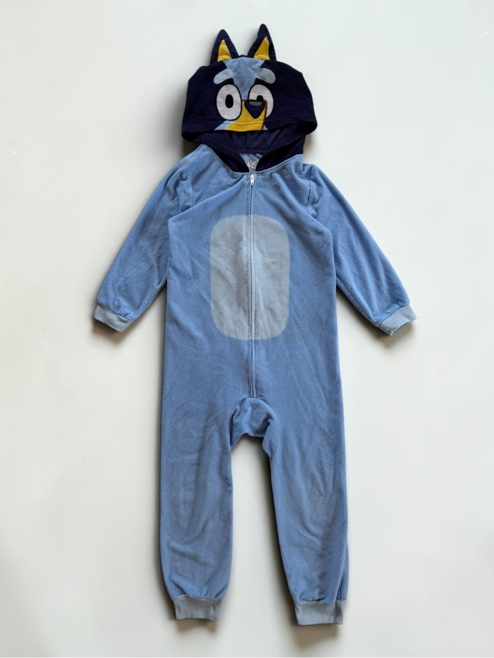 DISNEY Bluey 1PC Fleece Hooded Costume Pajamas